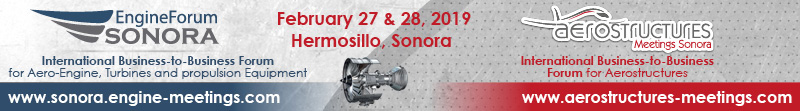 ENGINE FORUM AND AEROSTRUCTURES MEETINGS SONORA 2019